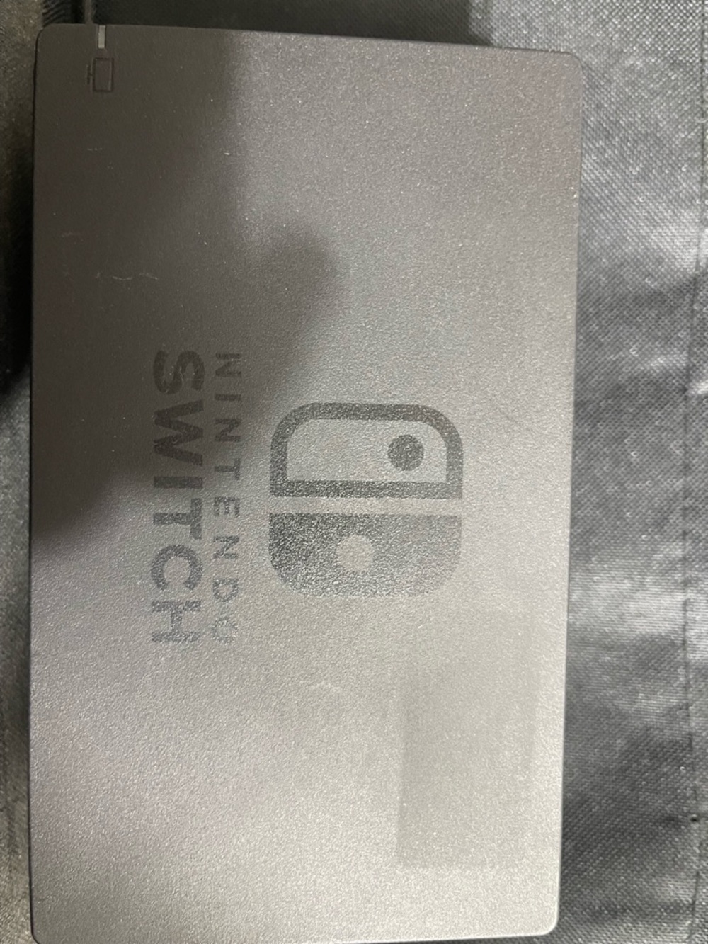 Nintendo Black Switch Dock with Subtle Logo